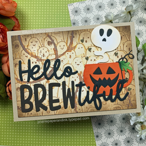 Halloween Coffee Card