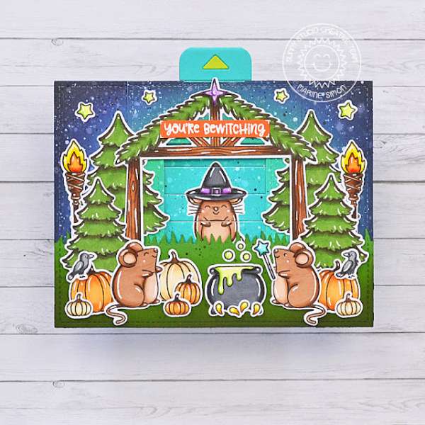 Magical Halloween Picture Changer Card