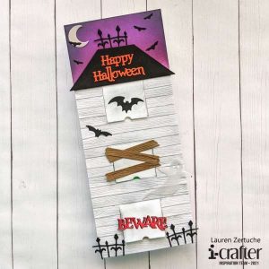 Haunted House Halloween Card