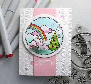 Unicorn Christmas Card