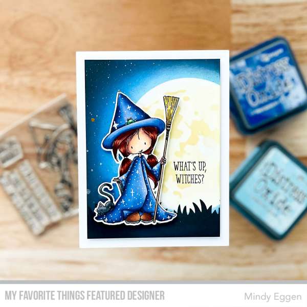 Cute Witch Halloween Card