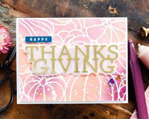 Pink Pumpkins Thanksgiving Card