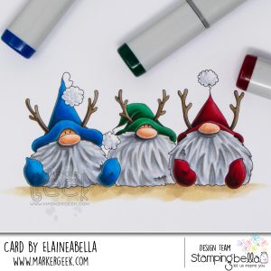 Christmas Gnomes Copic Coloring Tutorial