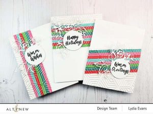 Embossed Washi Tape Holiday Cards