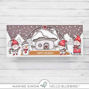 Holiday Gnomes Slimline Card