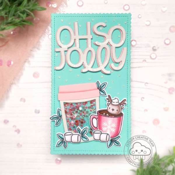 Jolly Hot Cocoa Shaker Card