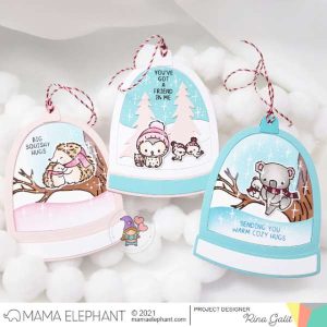 Snow Globe Gift Tags