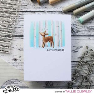 Woodland Deer Christmas Card