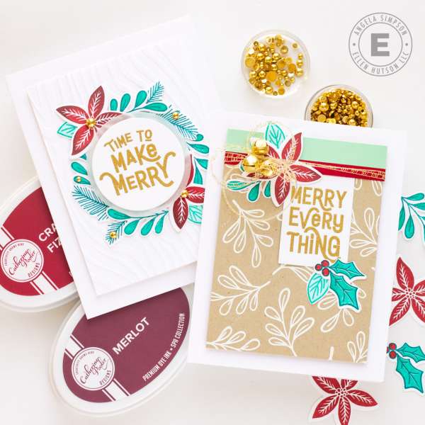 2 Christmas Sprigs Cards