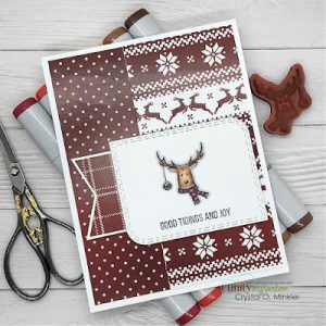 Reindeer Sweater Card