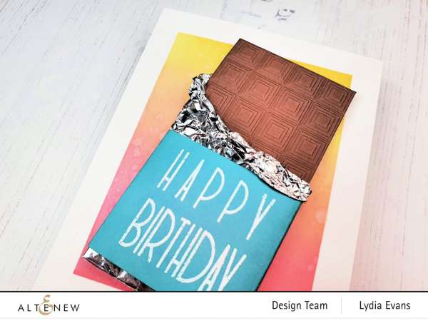 Chocolate Bar Birthday Card