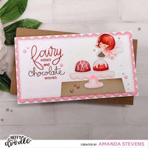 Fairy Chocolate Card with Stamping Tips