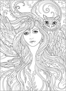 6 Magical Fairies Coloring Pages