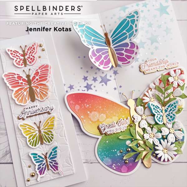 3 Beautiful Butterfly Cards