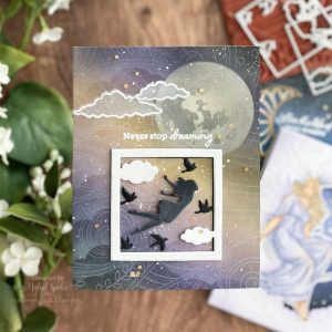 Create Wonderful Card Backgrounds with White Ink