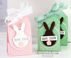 Easter Treat Holder with Punch Art