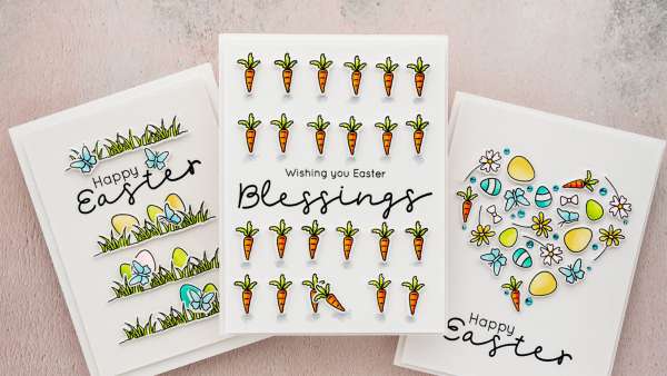 Create Easter Cards with Small Stamps