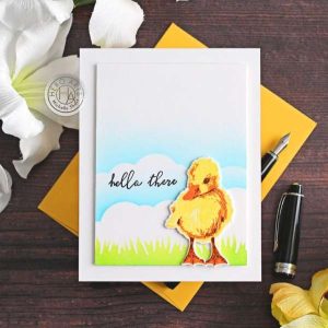 Duckling Card with Layered Stamping