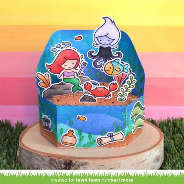 Little Mermaid Pop Up Card