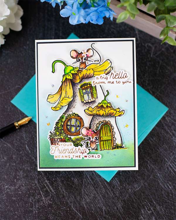 Mouse House Card