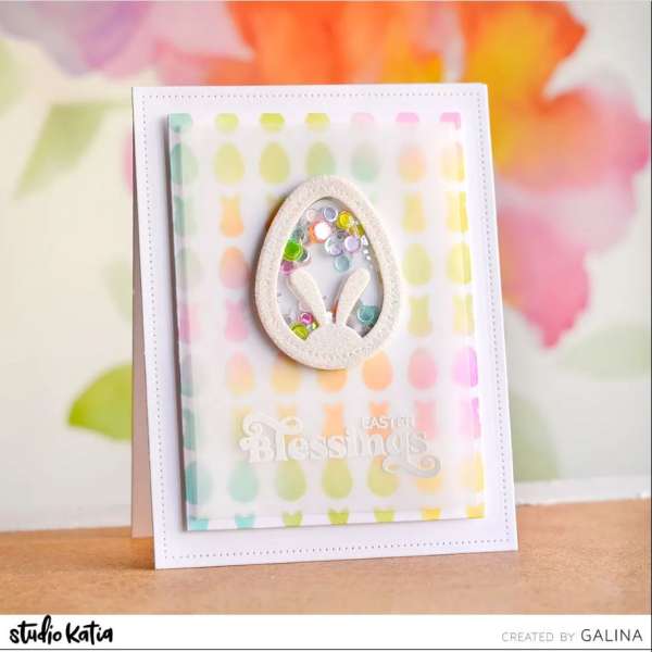 Easy Easter Shaker Card