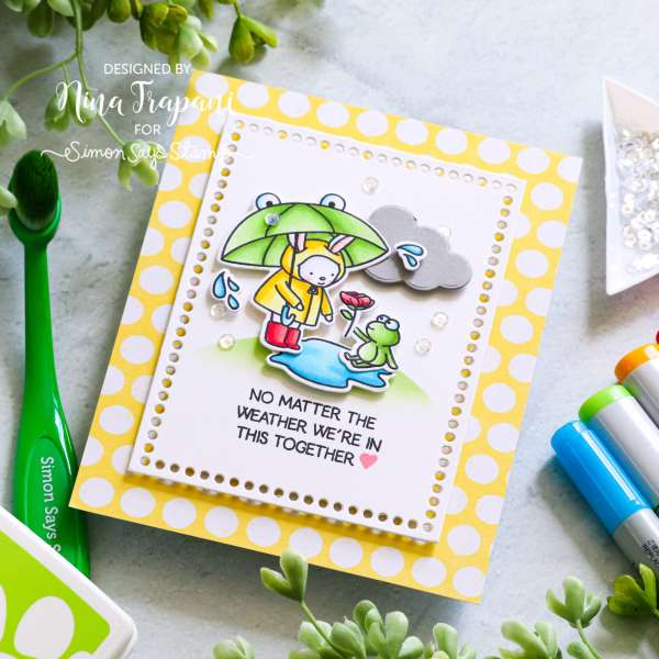 Rainy Day Scene Card