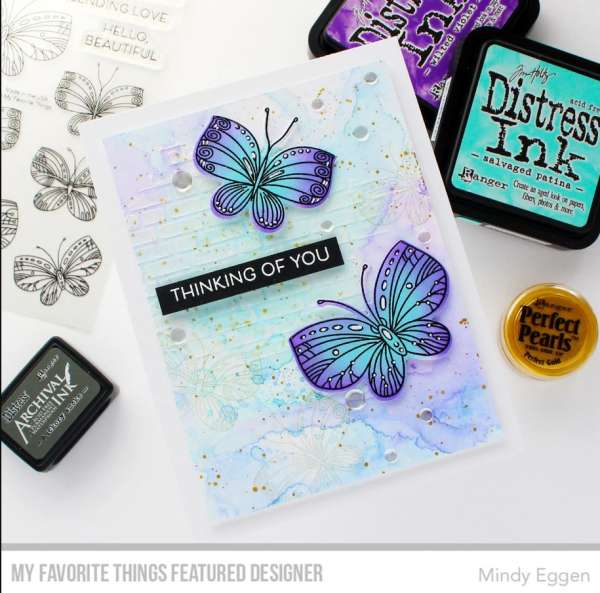 Mixed Media Butterfly Card