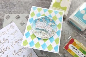 Birthday Card with Circle Shaker Element