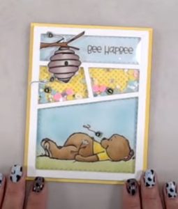 Honey Bear Shaker Card