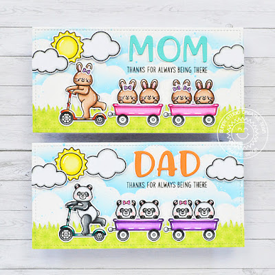 Mother's and Father's Day Wagon Cards