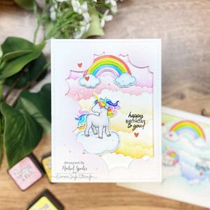 Rainbow Unicorn Birthday Card