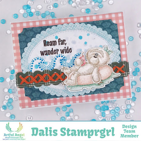 Use a Punch to Create a Stitched Border for a Card