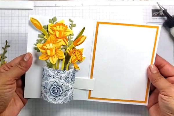 Flower Vase Pop Up Card