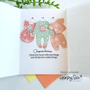 Baby's Closet Gatefold Card