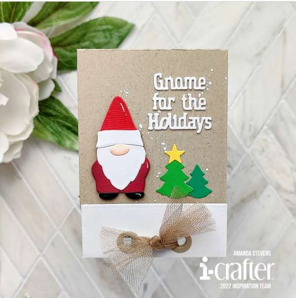 Christmas in July Interactive Gnome Matchbook Card