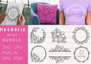 Free Set of Magnolia Digital Stamps