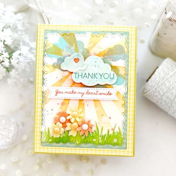 Sunburst Thank You Card