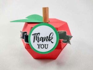 Apple Shaped Gift Box for Teacher