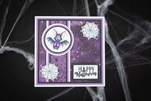 Cute Bat Halloween Card