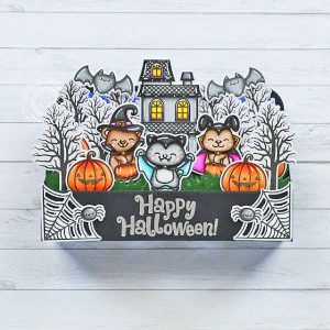 Cute Halloween Pop Up Box Card