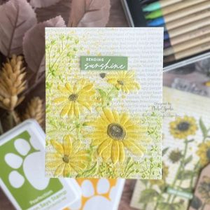 Daisies and Sunflowers One Layer Cards