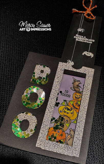 Halloween Shaker and Slider Card