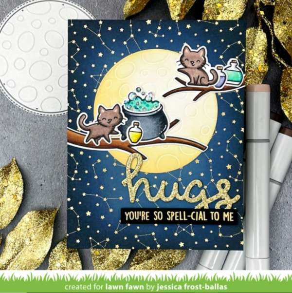 Cats and Potions Halloween Card