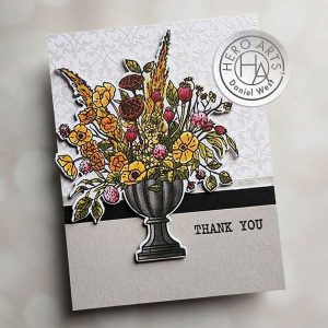 Floral Bouquet Thank You Card