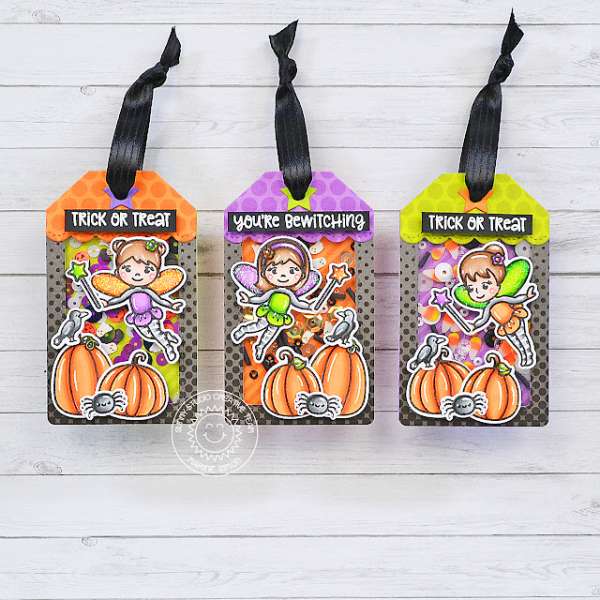 Halloween Fairy Shaker Tags