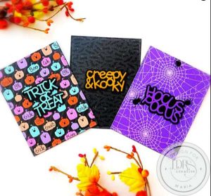 3 Quick and Easy Last Minute Halloween Cards with Envelopes