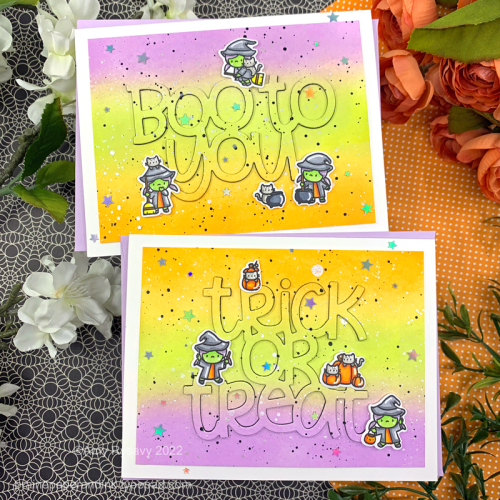 Little Witches Halloween Cards