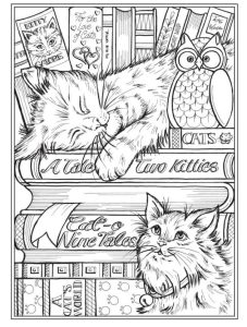 6 Kitty Cat Coloring Pages