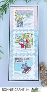 Christmas Mice Slimline Card