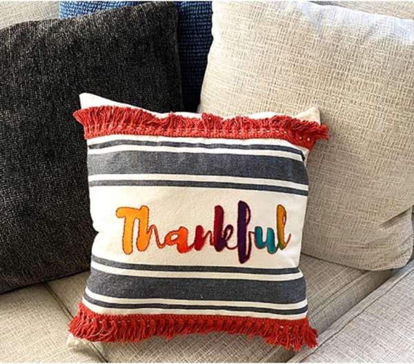 Die Cut Your Own Foam Stamp for a Fall Pillow Project